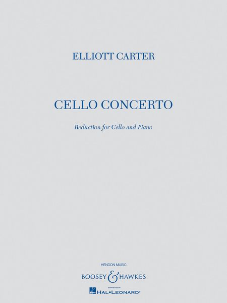 Cello Concerto (2001) : reduction For Cello and Piano.