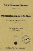 Violinkonzert G-Dur, Op. 9 : Für Violine Und Orchester / Edited By Bert Hagels.