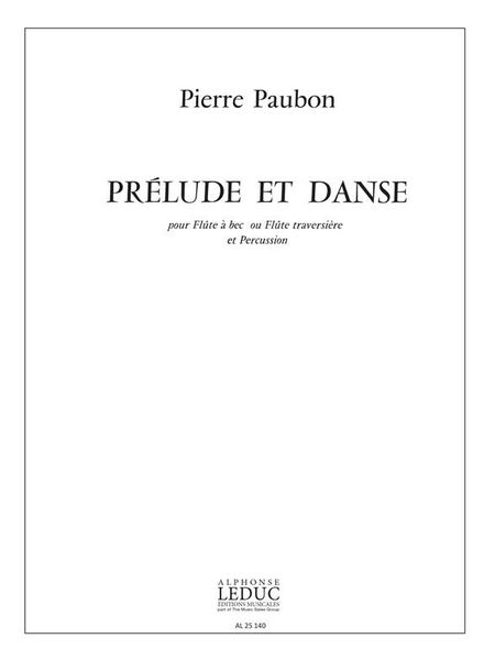 Prelude Et Danse : For Recorder and Percussion.