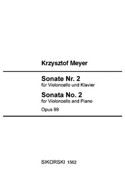 Sonata No. 2, Op. 99 : For Violoncello and Piano.