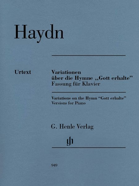 Varitionen Über Die Hymne, Gott Erhalte : Fassung Für Klavier / edited by Sonja Gerlach.