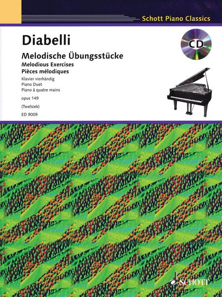 Melodische Übungsstücke (Melodious Exercises), Op. 149 : For Piano Duet / Ed. Monika Twelsiek.