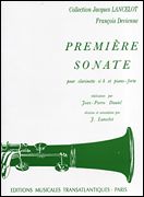 Sonata No. 1 = Premiere Sonata : Pour Clarinette Sib et Piano-Forte / Dautel / Lancelot.
