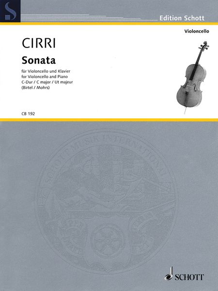 Sonata : Für Violoncello und Klavier C-Dur / edited by Wolfgang Birtel.