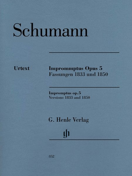 Impromptus, Op. 5 : Fassungen 1833 Und 1850 / edited by Ernst Herttrich.