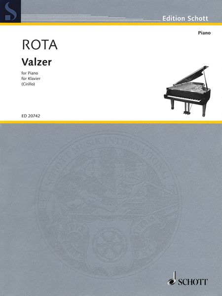 Valzer : For Piano (1945) / edited by Adriano Cirillo.