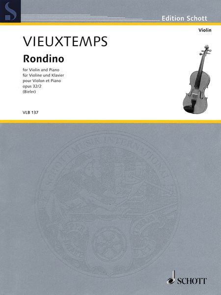 Rondino, Op. 32/2 : For Violin and Piano / edited by Ida Bieler.