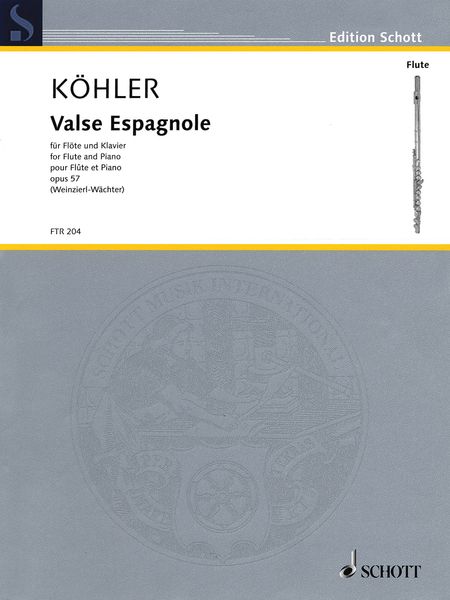 Valse Espagnole : Für Flöte und Klavier, Op. 57 / edited by Elisabeth Weinzierl and Edmund Wächter.