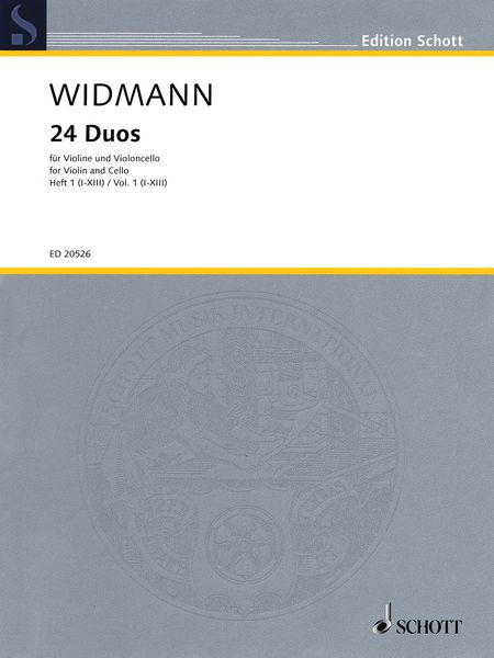 24 Duos : Für Violine und Violoncello (2008) - Heft I (I - XIII).