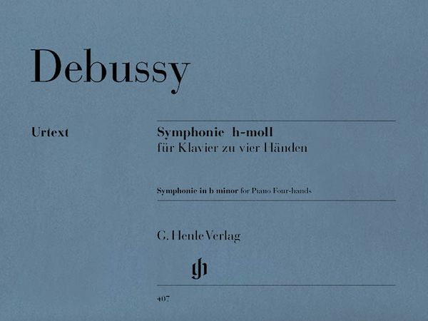 Symphony In B Minor : For Piano Four Hands / edited by Ernst-Guenter Heinemann.