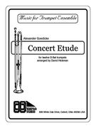 Concert Etude : For Twelve B-Flat Trumpets.