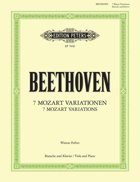 Variations On Mozart's Bei Männern From The Magic Flute : For Viola and Piano / arr. Watson Forbes.