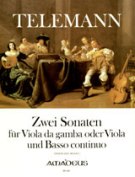 Sonata In E Minor and Sonata In A Minor : For Viola Da Gamba and BC. - Esserzicii Musici.