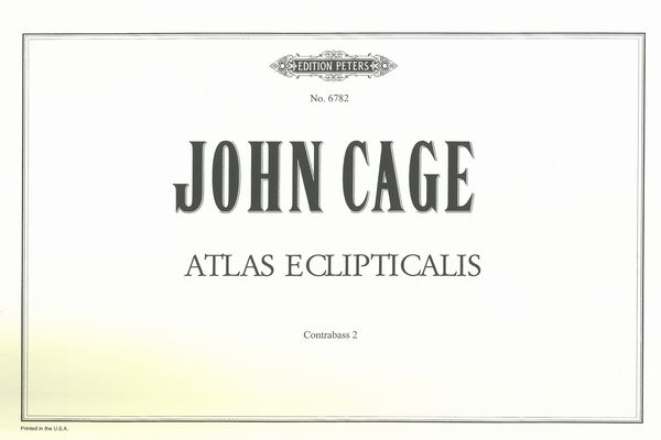 Atlas Eclipticalis : Contrabass 2 Part.