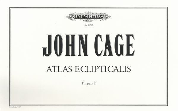 Atlas Eclipticalis : Timpani 2 Part.