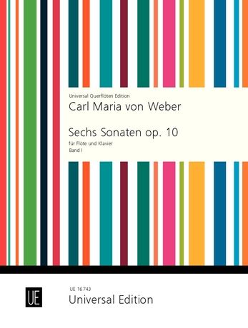 Sechs Sonaten, Op. 10 : Für Flöte und Klavier, Band 1.