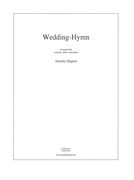 Wedding Hymn : For Soprano, Flute and Piano.