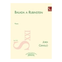 Balada A Rubinstein : For Piano (1973).