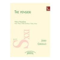 Tre Pensieri : For Viola and Piano.