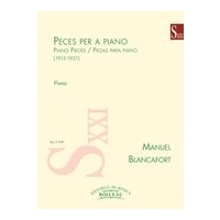 Peces Per A Piano (1915-1921) / edited by Miquel Villalba.