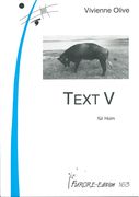 Text V - Scarista Bull : Für Horn (1991).