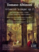 Concerto I In F Major, Op. 2 No. 3 : For Solo Violin, 2 Violins, 2 Violas, Violoncello & Continuo.