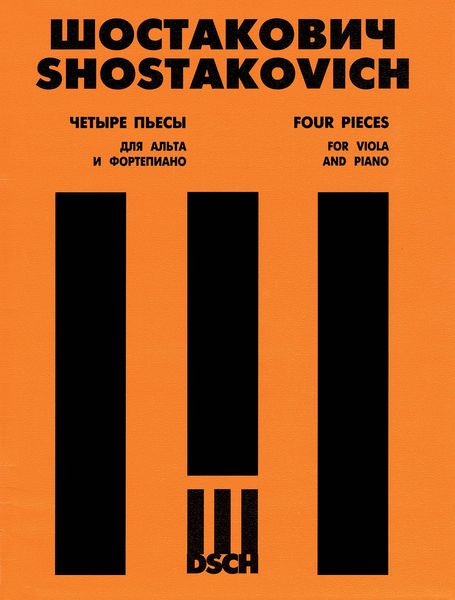 Four Pieces From The Music To The Film The Gadfly : For Viola & Piano, Op. 97 / arr. V. Borisovsky.