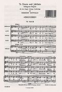 Te Deum and Jubilate (Collegium Regale) : For SATB Choir and Organ.