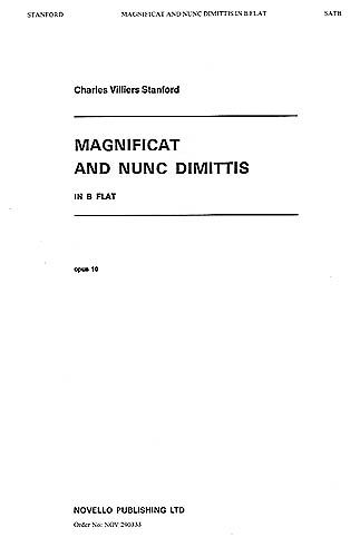 Magnficat and Nunc Dimittis In B Flat, Op. 10 : For SATB Choir and Organ.