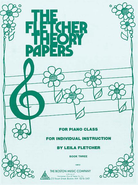 Fletcher Theory Papers, Book 3.