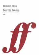 Concerto Conciso : For Piano and Chamber Ensemble (1997/98).