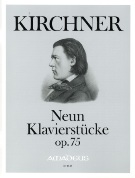 Neun Klavierstücke, Op. 75 : Für Klavier / edited by Harry Joelson.