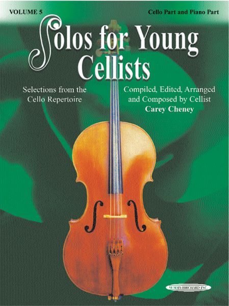 Solos For Young Cellists : Cello Part and Piano Acc., Vol. 5.