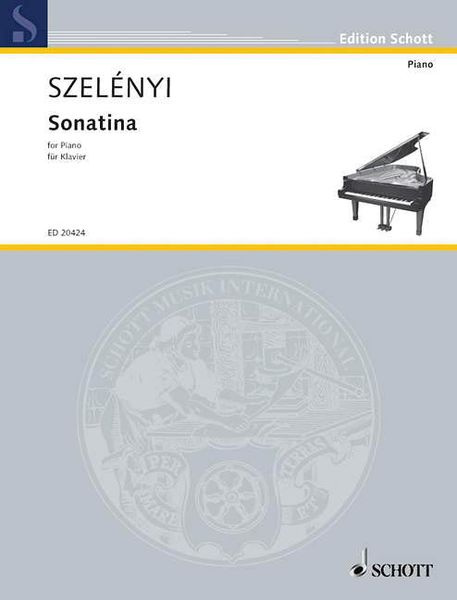 Sonatina : For Piano (1960) / edited by Laszlo Szelenyi.