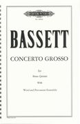 Concerto Grosso : For Brass Quintet With Wind and Percussion Ensemble.