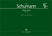 Missa Sacra, Op. 147 : For Soli STB, Coro SATB and Organo / arranged by Zsigmond Szathmary.