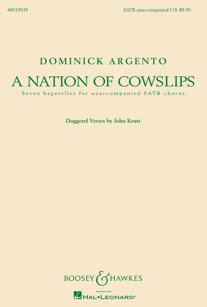 Nation Of Cowslips - Seven Bagatelles : For Unaccompanied SATB Chorus.