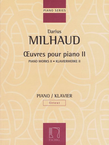 Oeuvres Pour Piano II / Research and Compilation by Gerald Hugon.