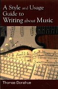 Style and Usage Guide To Writing About Music.