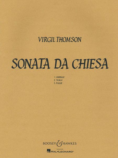 Sonata Da Chiesa : For Violin, Clarinet, Horn, Trumpet and Trombone.