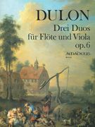 Drei Duos, Op. 6 : Für Flöte Und Viola / edited by Bernhard Päuler.