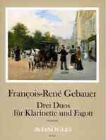 Drei Duos : Für Klarinette Und Fagott / edited by Bernhard Päuler.