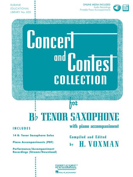 Concert and Contest Collection : For Tenor Saxophone.