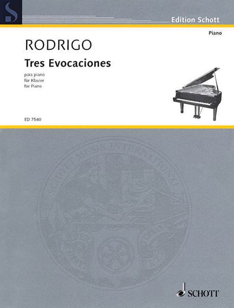 Tres Evocaciones : For Piano.