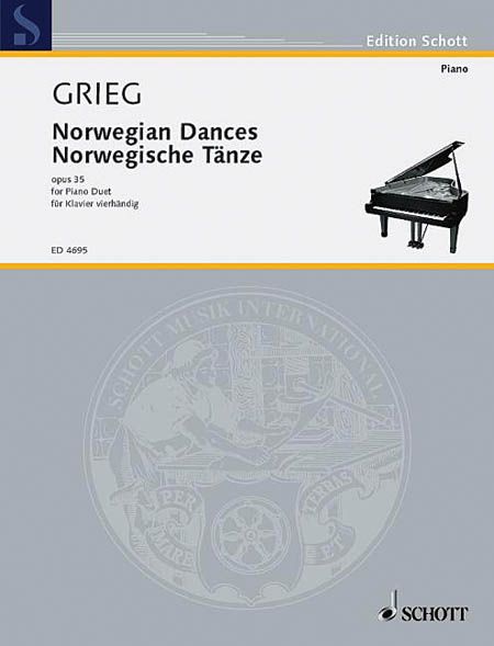 Norwegische Tänze, Op. 35 : For Piano Duet.