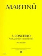 Concerto No. 3 : For Piano and Orchestra (1947-48) - reduction For Two Pianos.