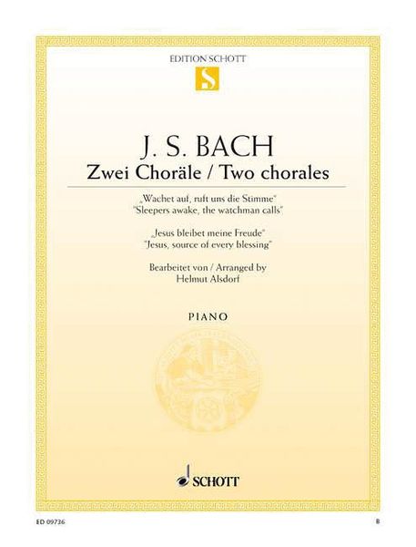 Zwei Choräle : For Piano.