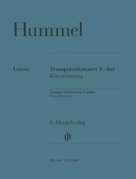 Trompetenkonzert E-Dur : reduction For Trumpet and Piano / edited by Michael Kube.