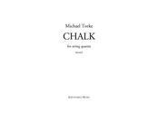 Chalk : For String Quartet (1992).