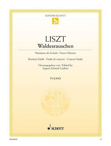 Waldesrauschen : For Piano.